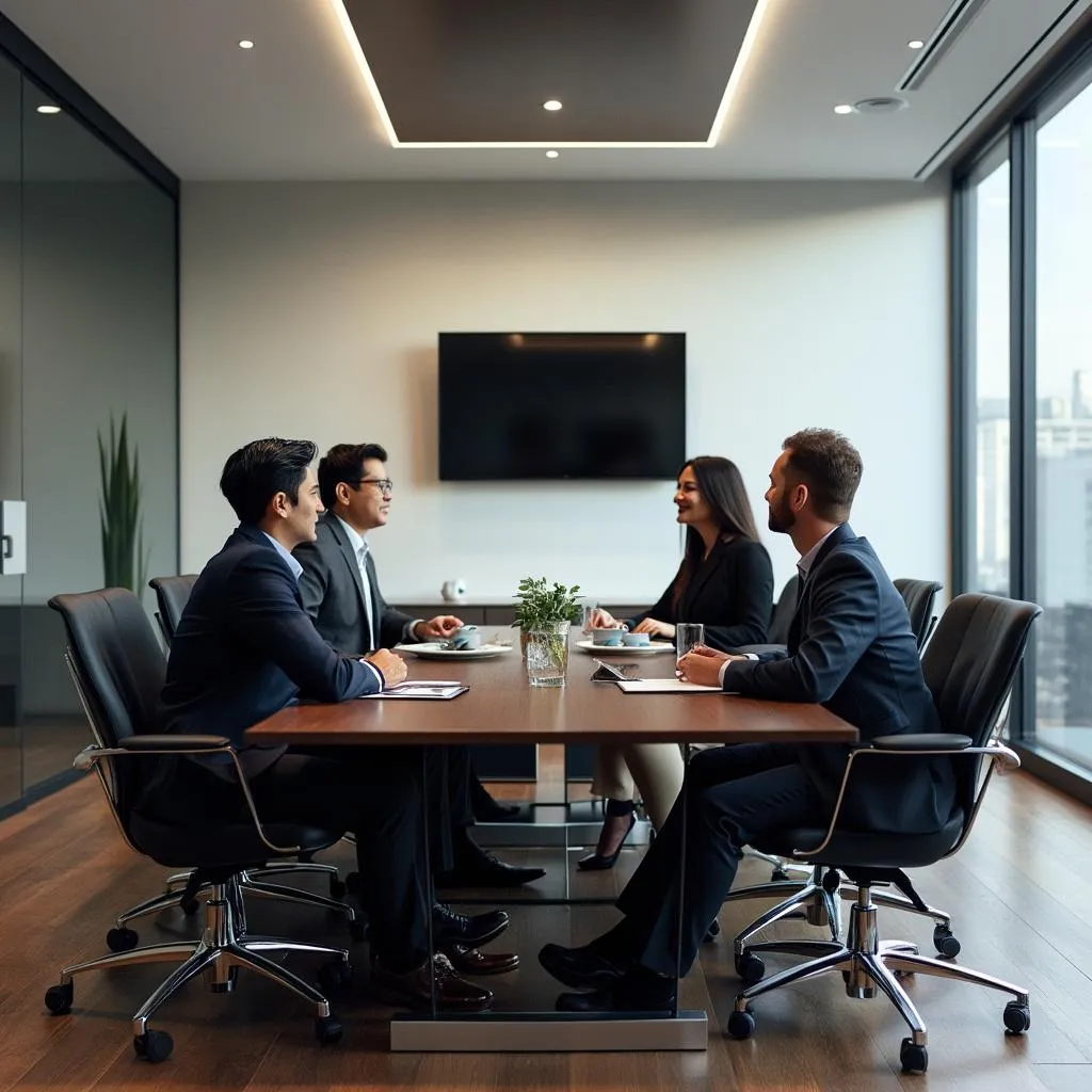 Reunión con clientes
